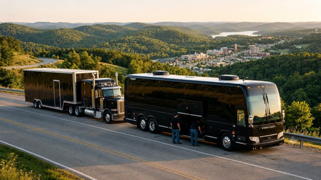 Tour Bus Coverage Across Branson and Beyond — Knights Coaches