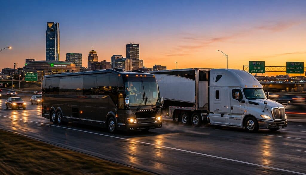Tour Bus Coverage Across Oklahoma City and Beyond — Knights Coaches