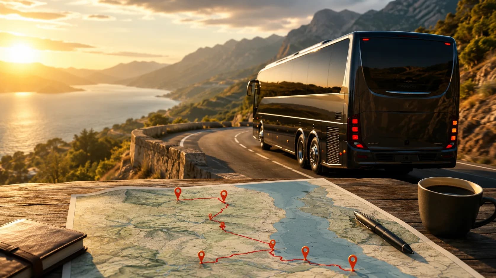 How to Route a Tour Around Coach Drive Times