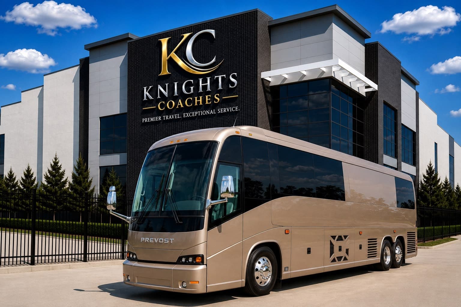 Alfred, an entertainer coach in the Knights Coaches fleet