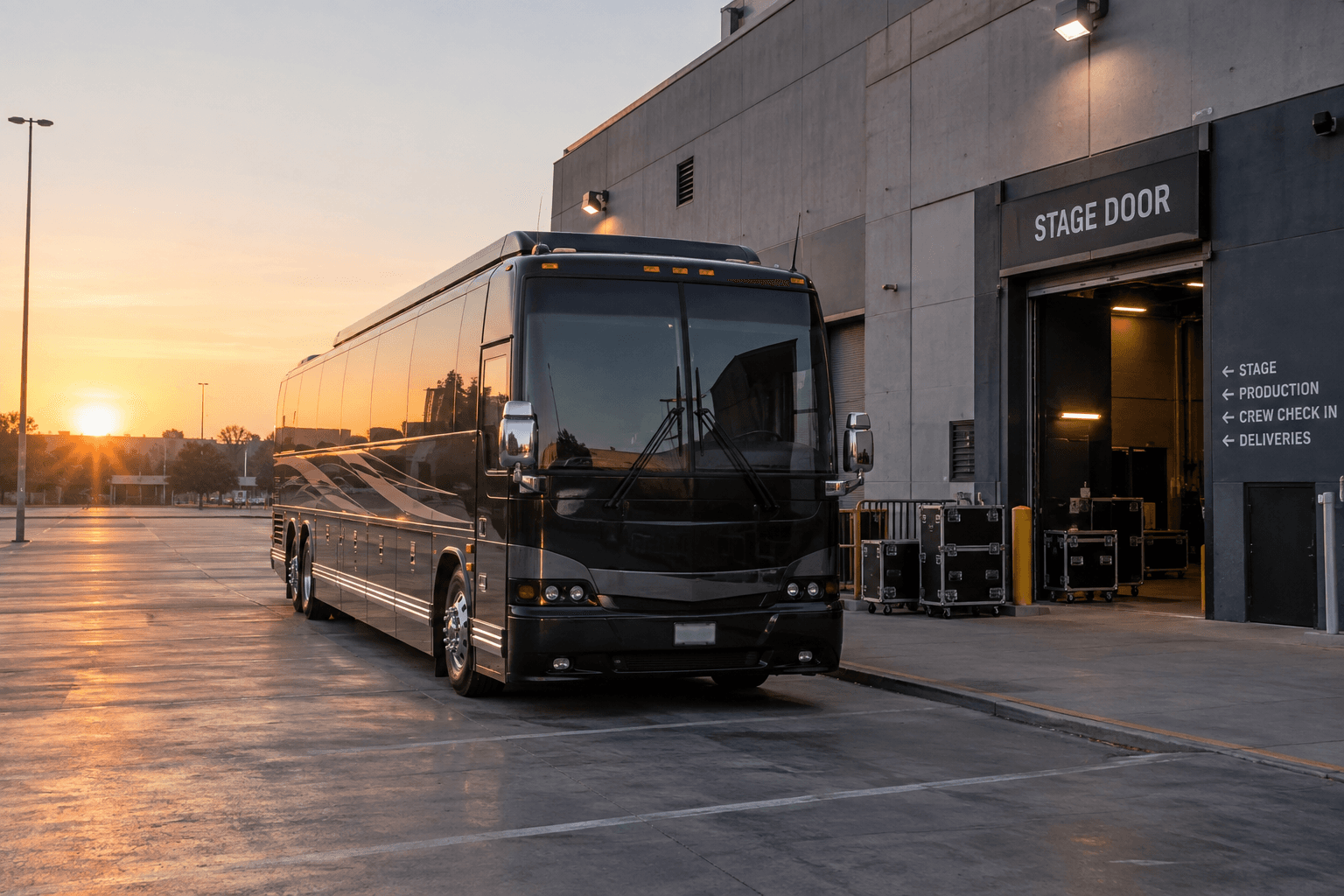 Bus Parking and Venue Load