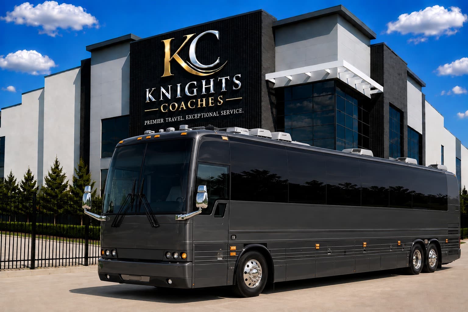 Edward, an entertainer coach in the Knights Coaches fleet