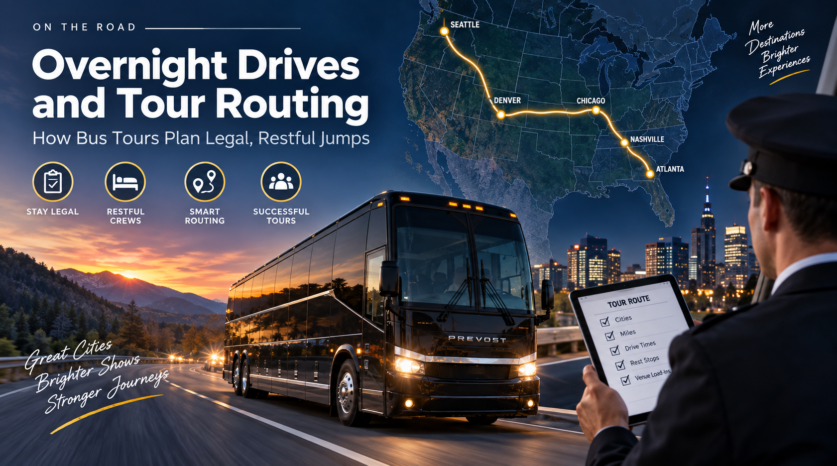Overnight Drives and Tour Routing