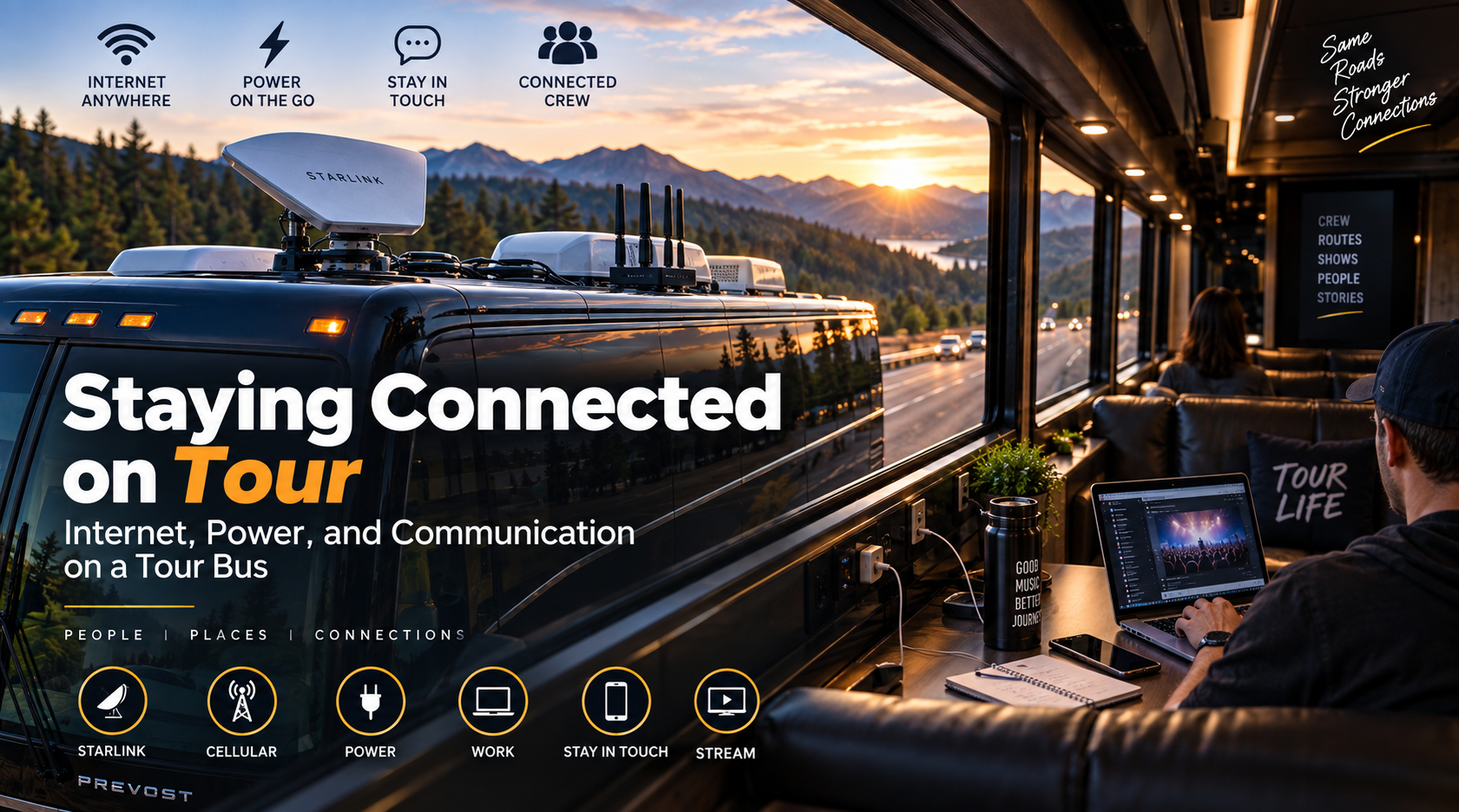 Staying Connected on Tour