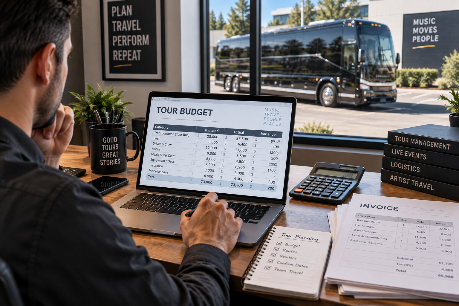 Tour Budgeting