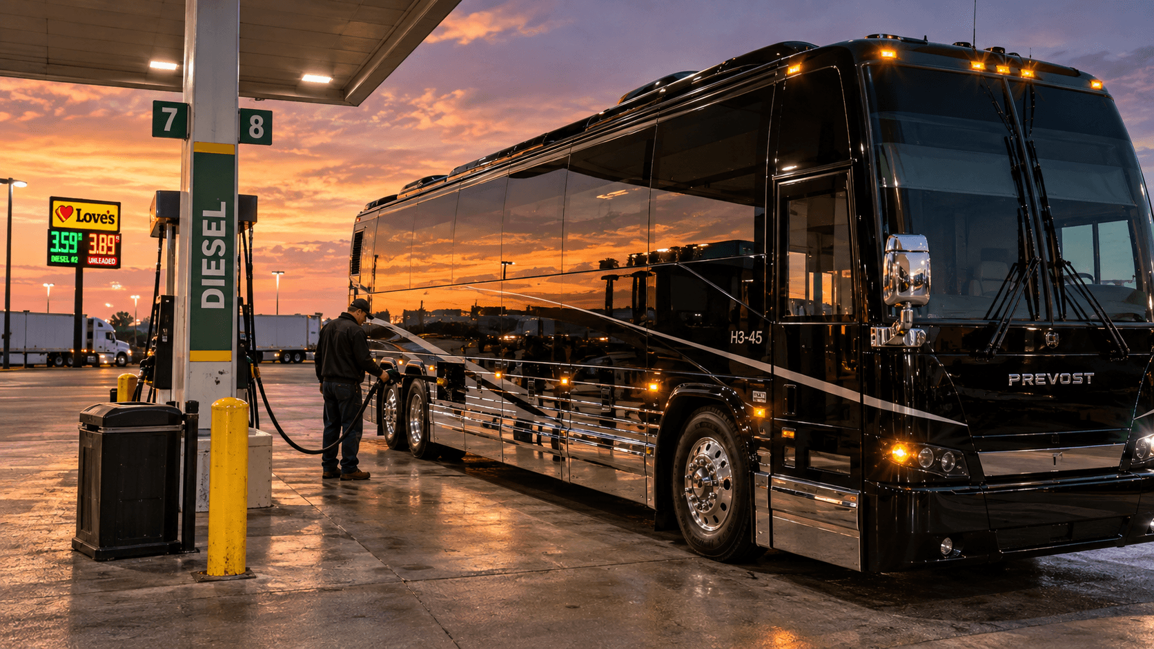Tour Bus Fuel Economy