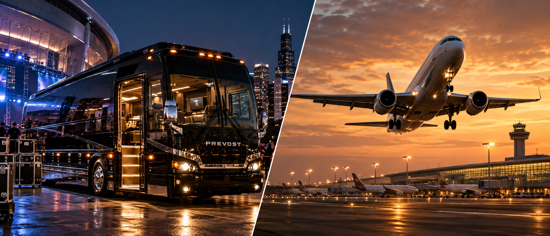 Tour Bus vs Flying and Hotels