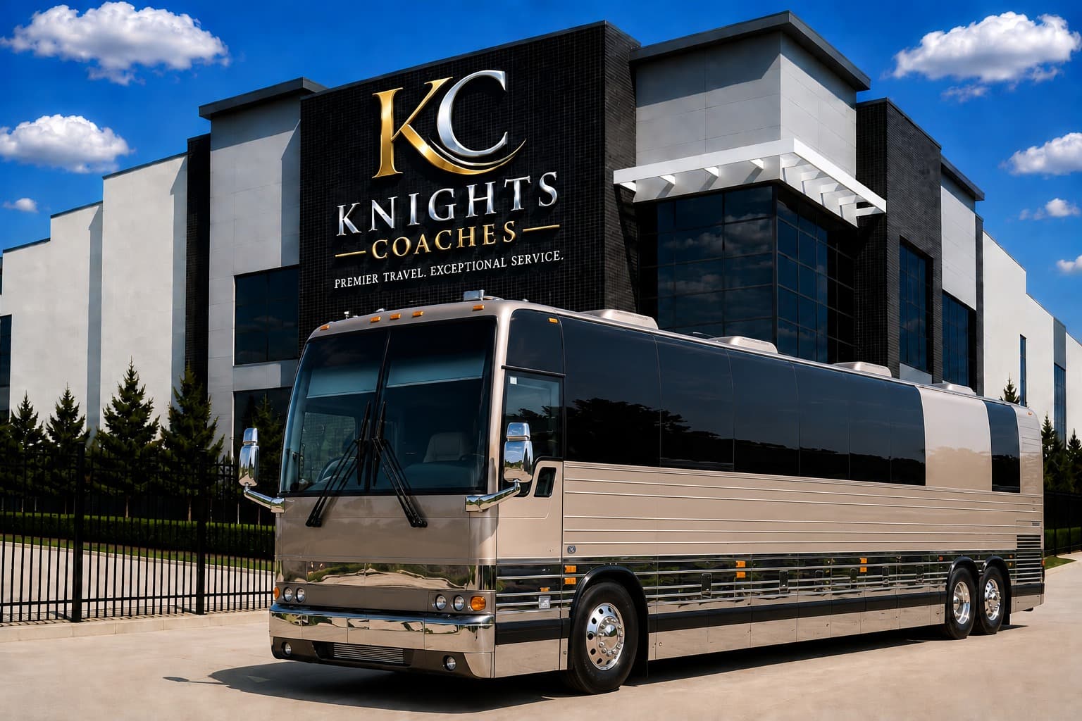 William, an entertainer coach in the Knights Coaches fleet