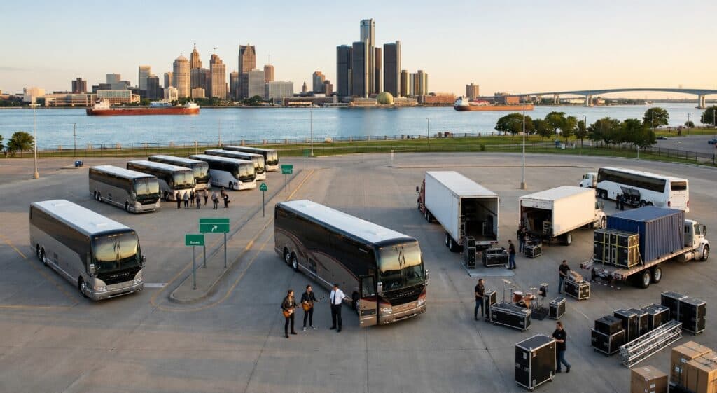 Tour Bus Coverage Across Detroit and Beyond — Knights Coaches
