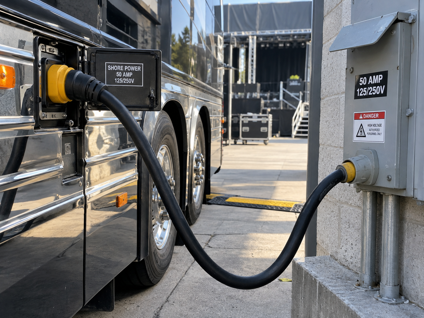 Bus Parking and Venue Load
