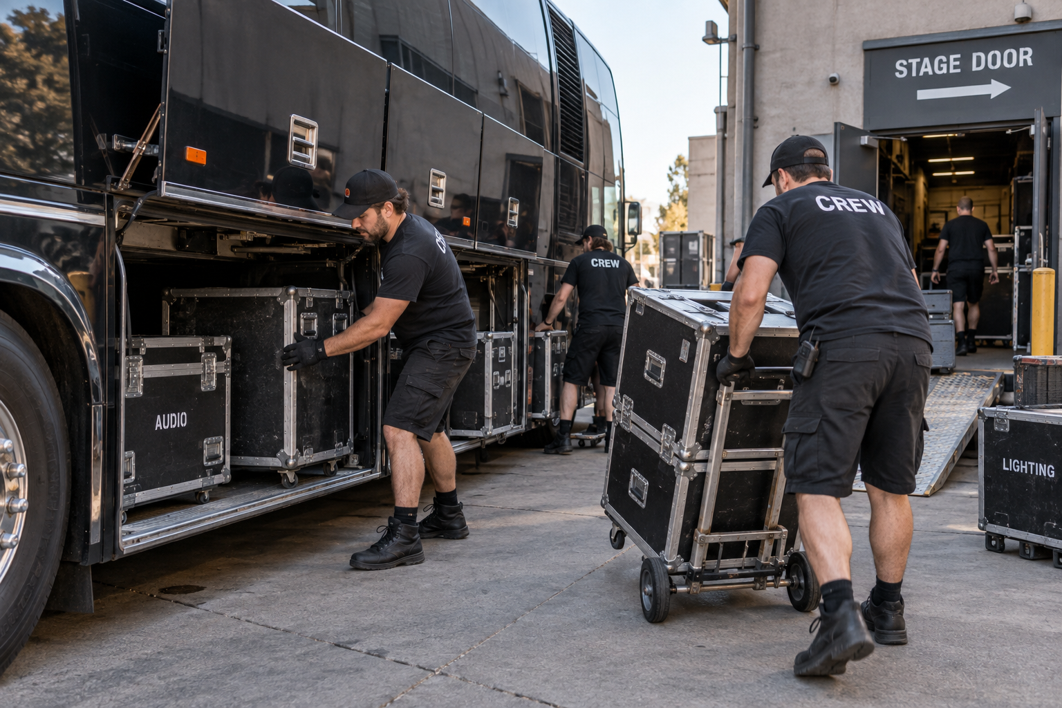 Bus Parking and Venue Load