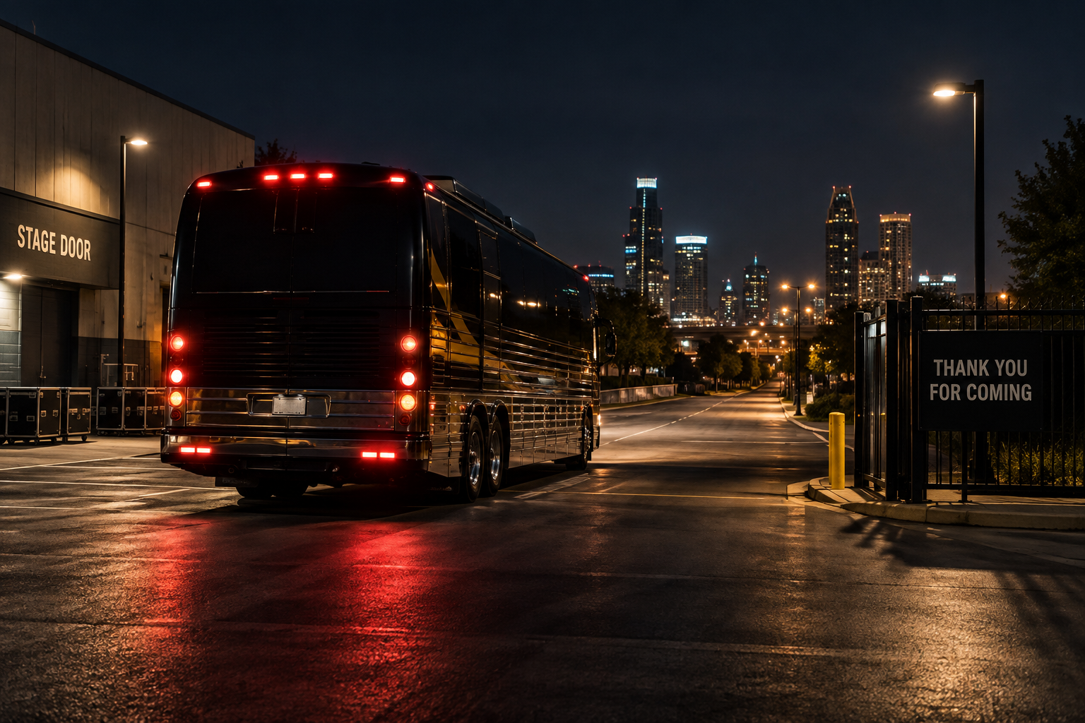 Bus Parking and Venue Load