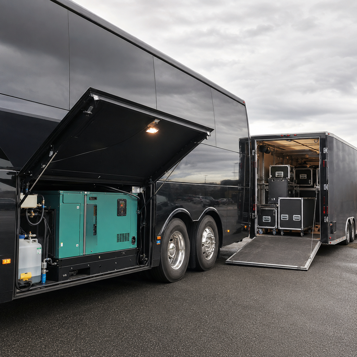 Entertainer Coach vs Charter Bus