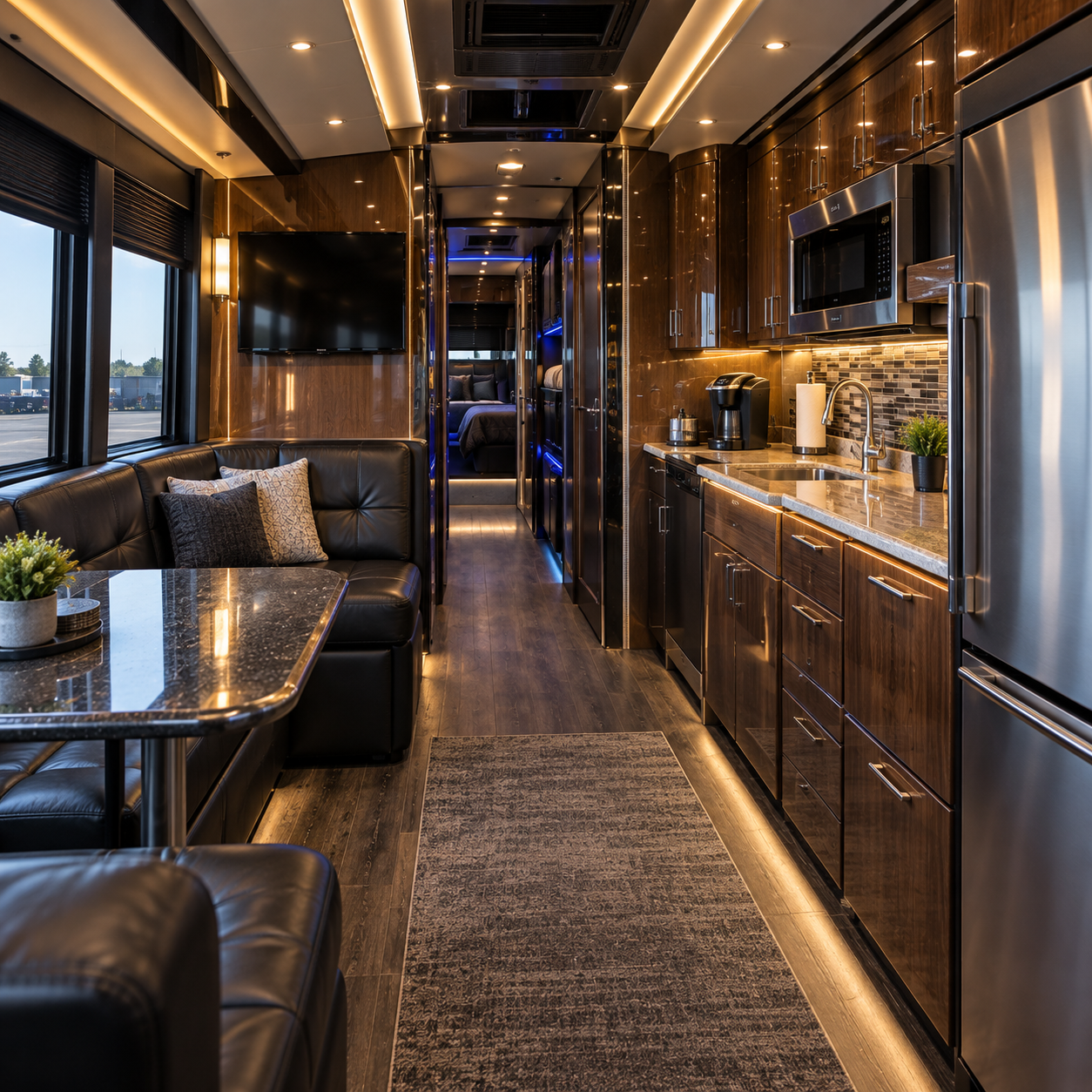 Entertainer Coach vs Tour Bus vs Sleeper Bus