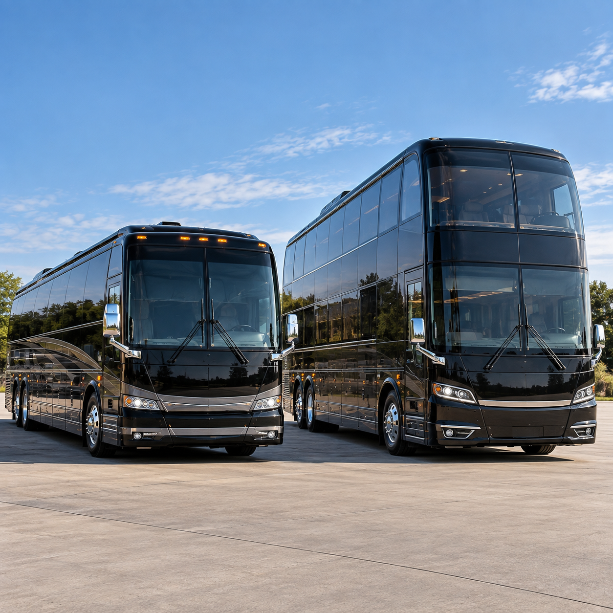 Entertainer Coach vs Tour Bus vs Sleeper Bus