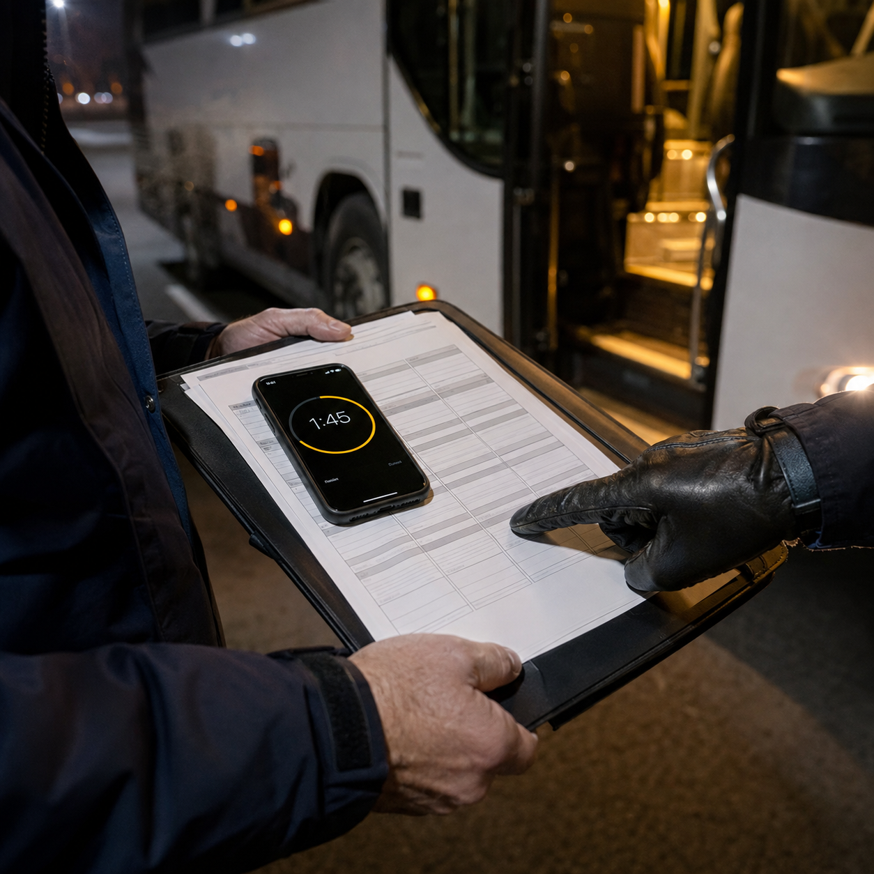 Late-Night Coach Schedule Check