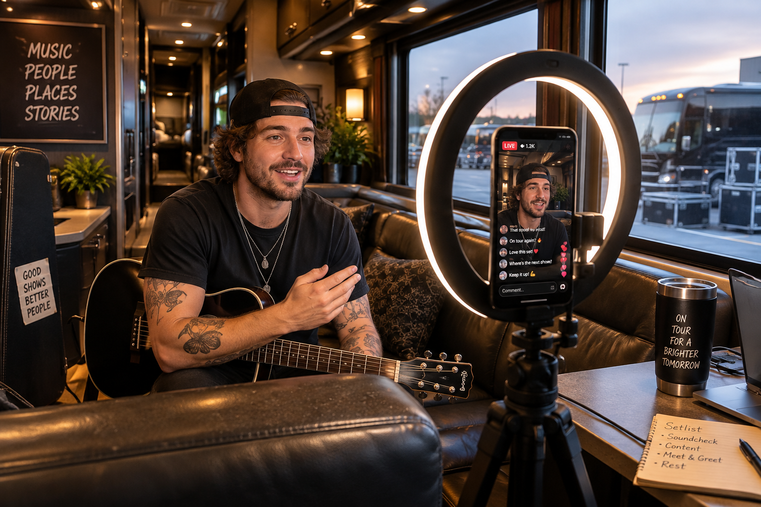 Staying Connected on Tour