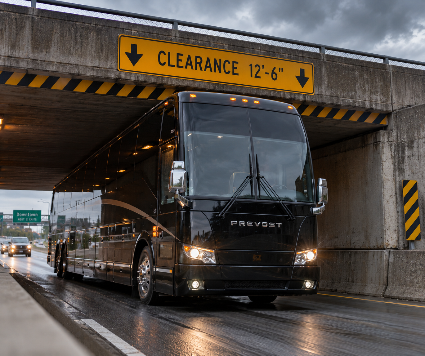 Tour Bus Dimensions and Weight