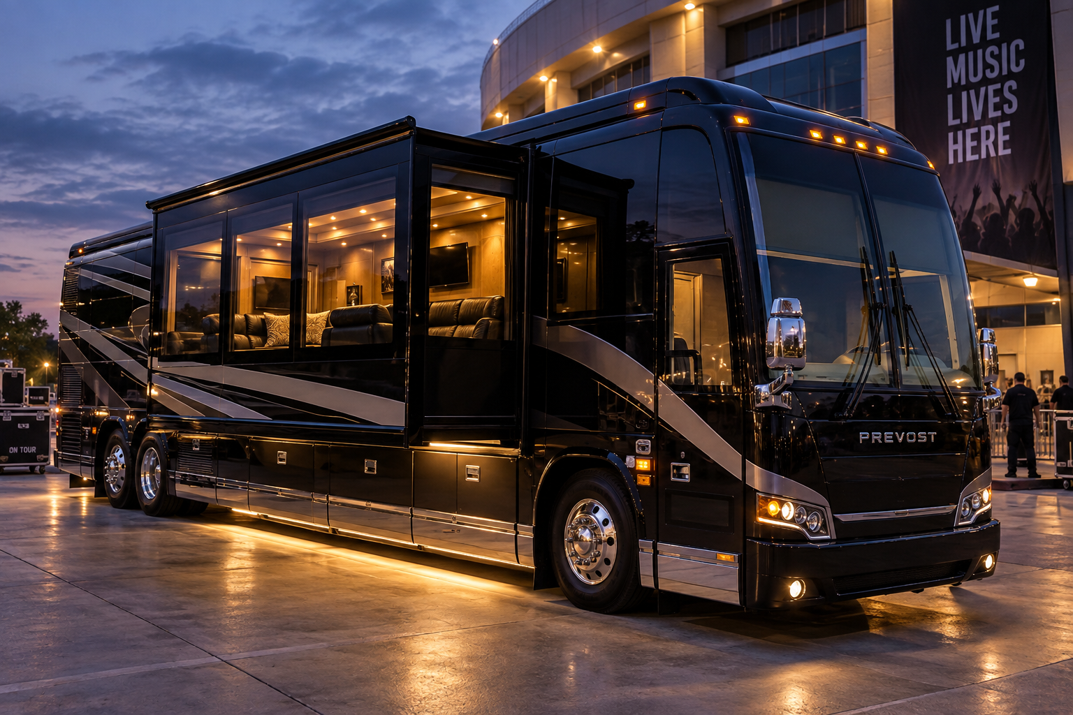 Tour Bus Dimensions and Weight