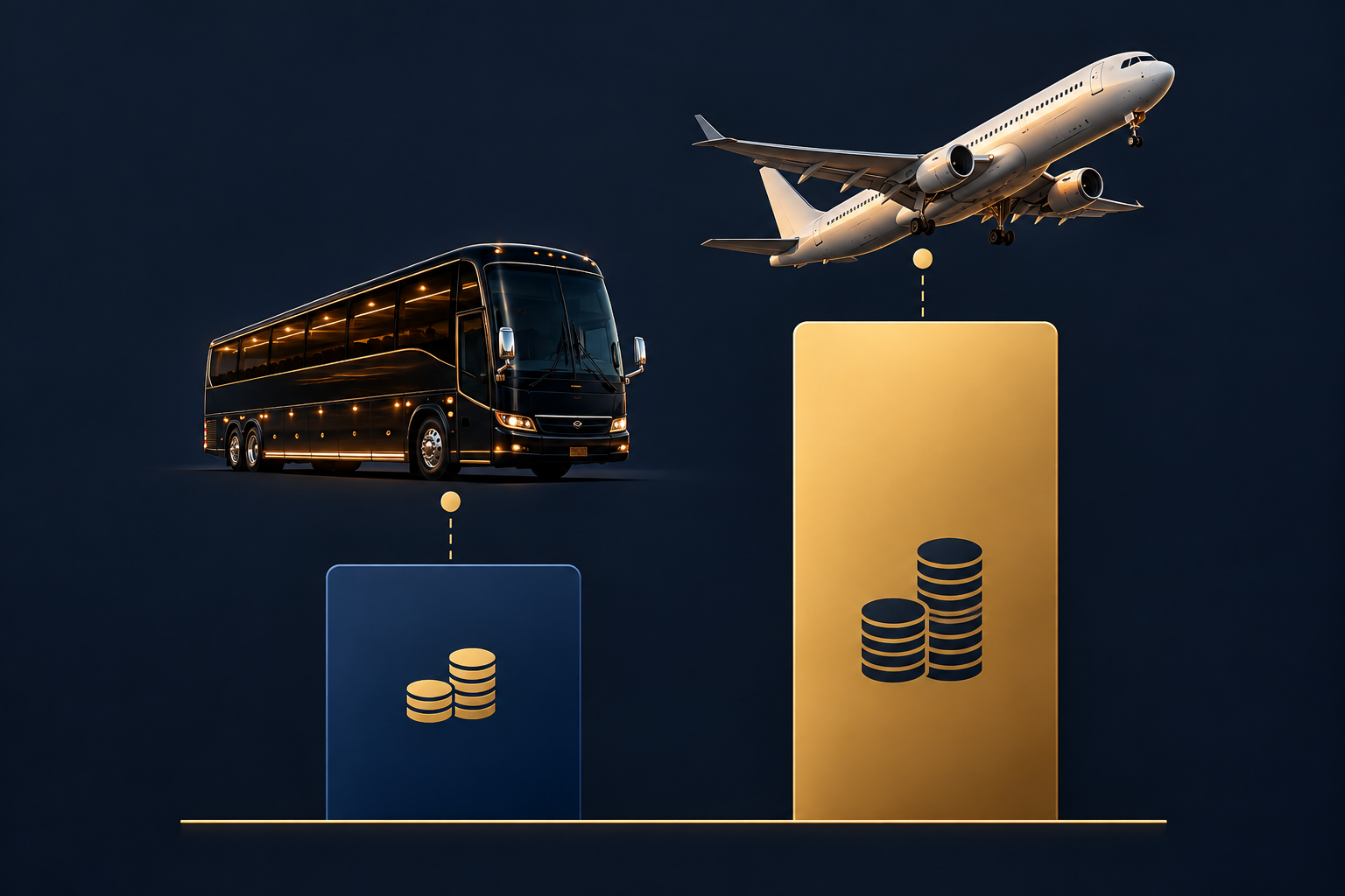 Tour Bus vs Flying and Hotels