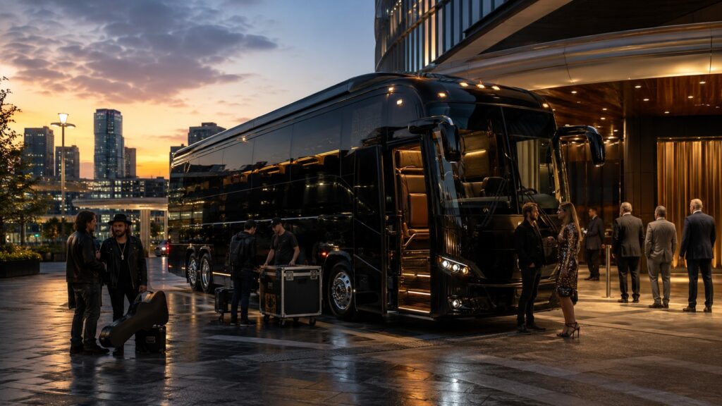 Musician Tour Bus Rental Prevost Coaches for Every Act, Coast to Coast